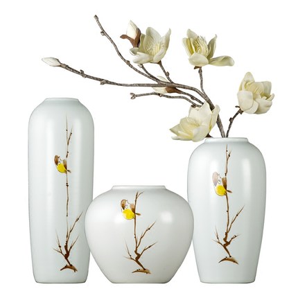 Kompatibelt porslin Jahrriesnge  till three vases set cna0036 