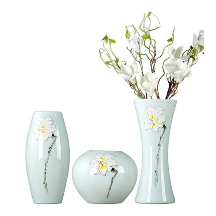 Kompatibelt porslin Jahrriesnge  till three vases set cna0037 