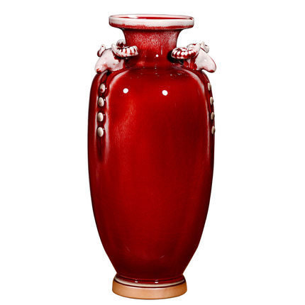 Kompatibelt porslin Jahrriesnge  till red ice crack vase cna0058 