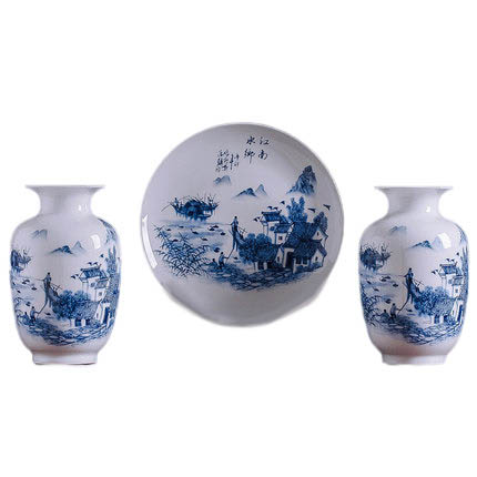 Kompatibelt porslin Jahrriesnge  till vase set 3 pieces cna0190 