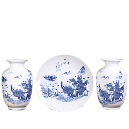 Kompatibelt porslin Jahrriesnge  till vase set 3 pieces cna0191 