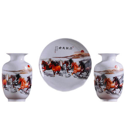 Kompatibelt porslin Jahrriesnge  till vase set 3 pieces cna0196 