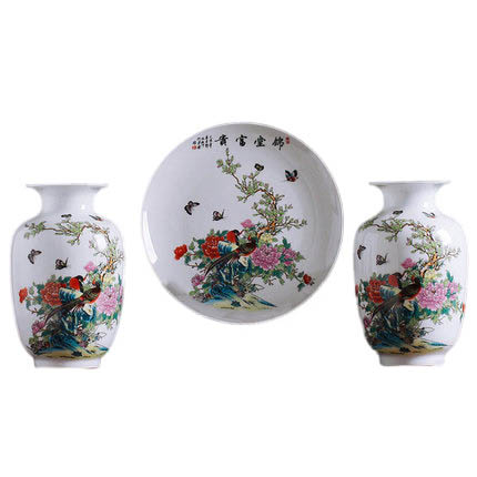 Kompatibelt porslin Jahrriesnge  till vase set 3 pieces cna0202 