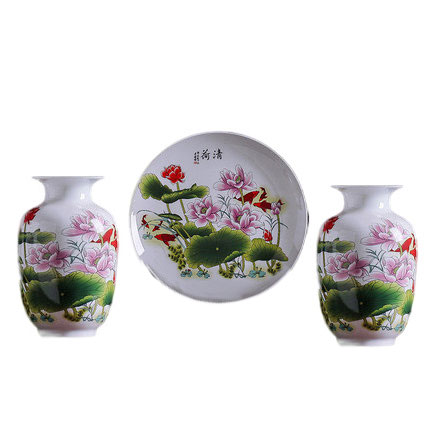 Kompatibelt porslin Jahrriesnge  till vase set 3 pieces cna0204 