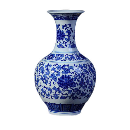 Kompatibelt porslin Jahrriesnge  till white blue vase cna0210 