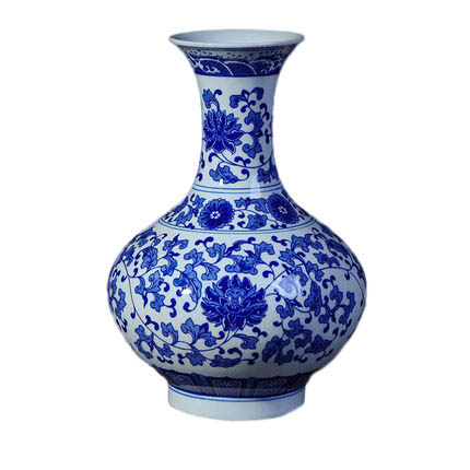 Kompatibelt porslin Jahrriesnge  till white blue vase cna0212 