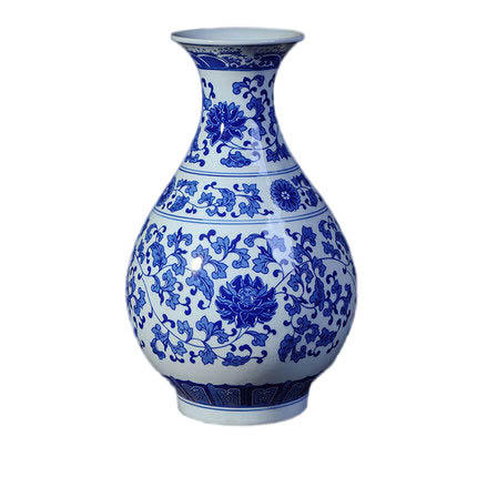 Kompatibelt porslin Jahrriesnge  till white blue vase cna0213 