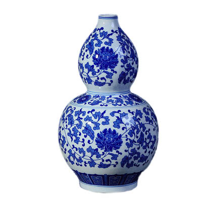 Kompatibelt porslin Jahrriesnge  till white blue vase cna0215 