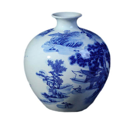 Kompatibelt porslin Jahrriesnge  till white blue vase cna0219 