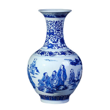 Kompatibelt porslin Jahrriesnge  till white and blue vase cna0263 