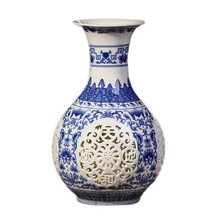 Kompatibelt porslin Jahrriesnge  till hollow out vase cna0393 