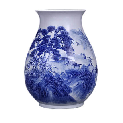 Kompatibelt porslin Jahrriesnge  till white and blue vase cna0535 