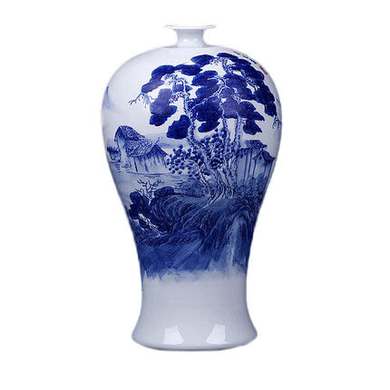 Kompatibelt porslin Jahrriesnge  till white and blue vase cna0537 