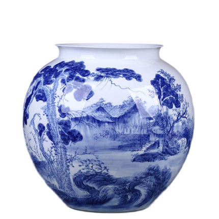 Kompatibelt porslin Jahrriesnge  till white and blue vase cna0540 