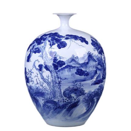 Kompatibelt porslin Jahrriesnge  till white and blue vase cna0541 