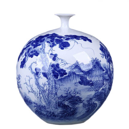 Kompatibelt porslin Jahrriesnge  till white and blue vase cna0542 