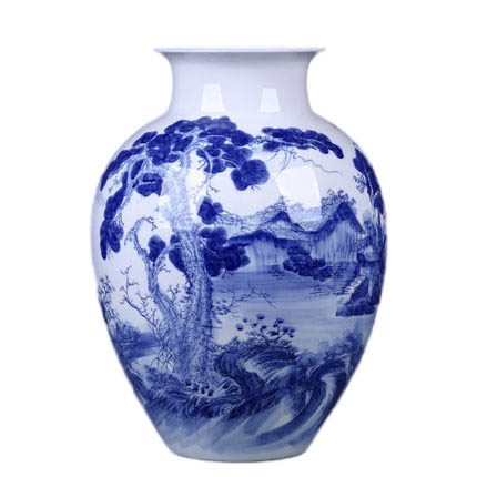 Kompatibelt porslin Jahrriesnge  till white and blue vase cna0544 