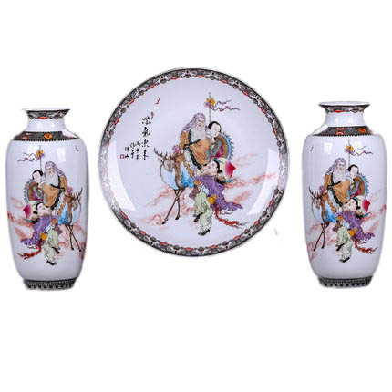 Kompatibelt porslin Jahrriesnge  till vase set three pieces cna0572 