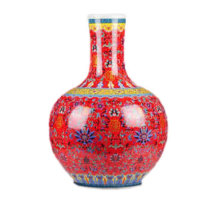 Kompatibelt porslin Jahrriesnge  till enamel colorful vase cna0618 