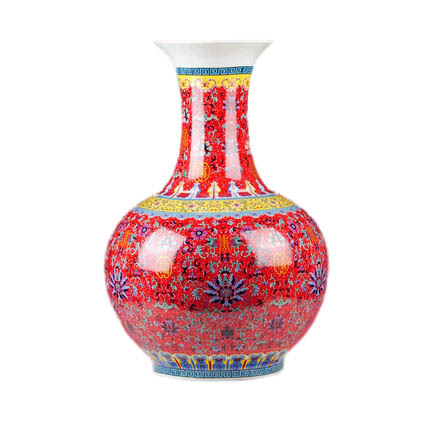 Kompatibelt porslin Jahrriesnge  till enamel colorful vase cna0619 