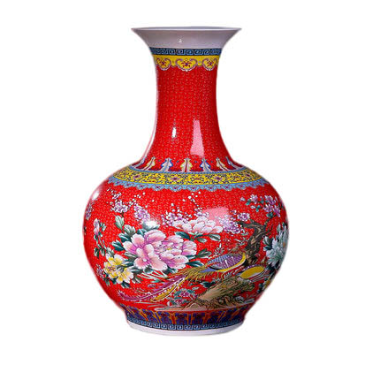 Kompatibelt porslin Jahrriesnge  till enamel colorful vase cna0624 