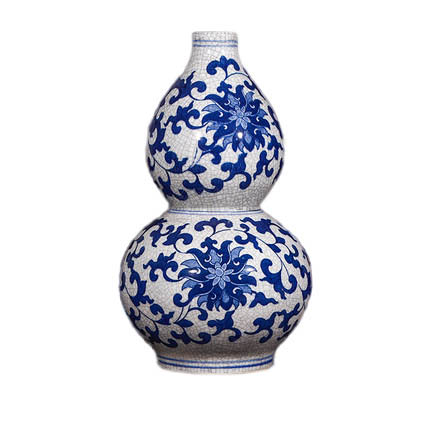 Kompatibelt porslin Jahrriesnge  till crack glaze vase cna0751 