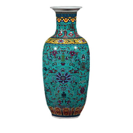 Kompatibelt porslin Jahrriesnge  till colorful enamel vase cna0802 