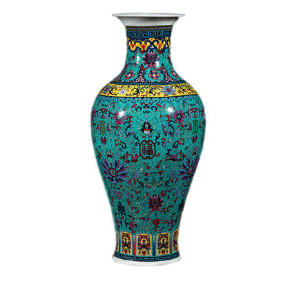 Kompatibelt porslin Jahrriesnge  till colorful enamel vase cna0803 