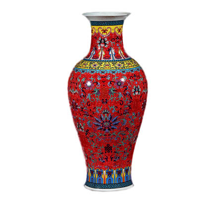 Kompatibelt porslin Jahrriesnge  till colorful enamel vase cna0807 