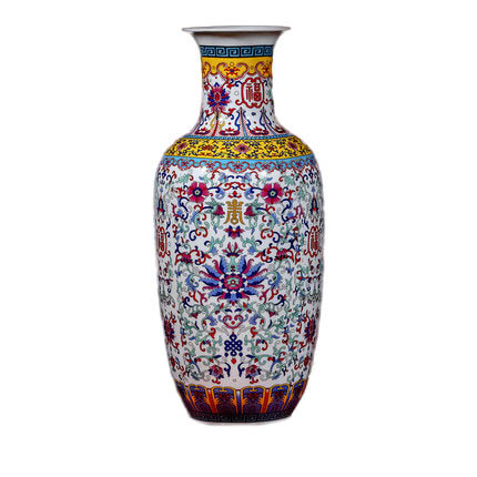 Kompatibelt porslin Jahrriesnge  till colorful enamel vase cna0808 