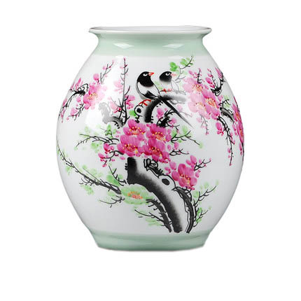 Kompatibelt porslin Jahrriesnge  till birds vase cna0838 