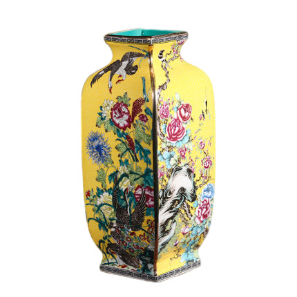 Kompatibelt porslin Jahrriesnge  till outline in gold vase cna0896 