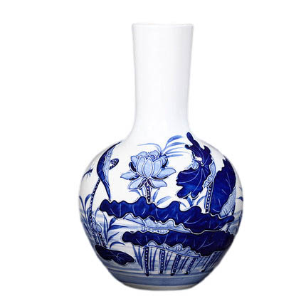 Kompatibelt porslin Jahrriesnge  till relief lotus vase cna0900 