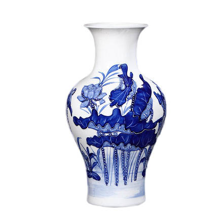 Kompatibelt porslin Jahrriesnge  till relief lotus vase cna0902 