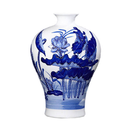 Kompatibelt porslin Jahrriesnge  till relief lotus vase cna0903 