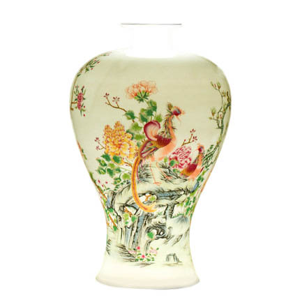 Kompatibelt porslin Jahrriesnge  till colorful landscape vase cna1005 