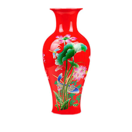 Kompatibelt porslin Jahrriesnge  till red lotus vase cna1010 