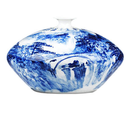 Kompatibelt porslin Jahrriesnge  till landscape vase cna1020 