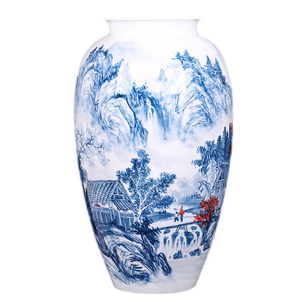 Kompatibelt porslin Jahrriesnge  till landscape vase cna1021 