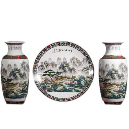 Kompatibelt porslin Jahrriesnge  till spring vase set 3pcs cna1046 