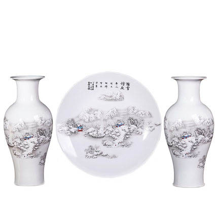 Kompatibelt porslin Jahrriesnge  till vase set 3pcs cna1056 