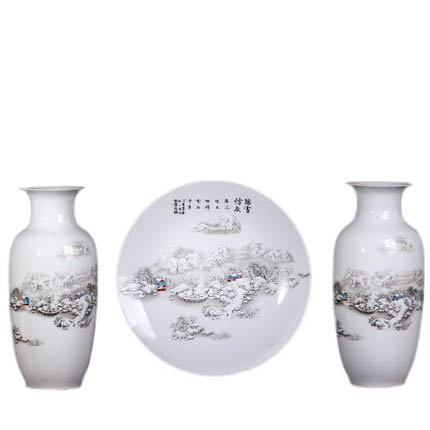 Kompatibelt porslin Jahrriesnge  till vase set 3pcs cna1057 