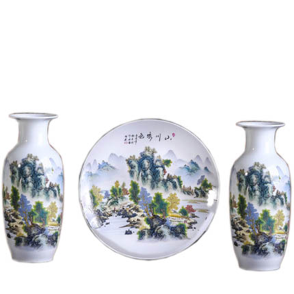 Kompatibelt porslin Jahrriesnge  till vase set 3pcs cna1058 