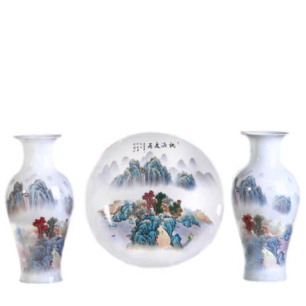 Kompatibelt porslin Jahrriesnge  till vase set 3pcs cna1060 