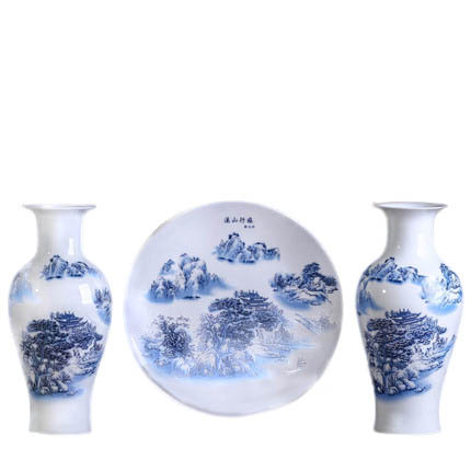 Kompatibelt porslin Jahrriesnge  till vase set 3pcs cna1061 