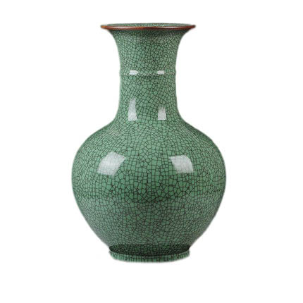 Kompatibelt porslin Jahrriesnge  till crack glaze big vase cna1096 