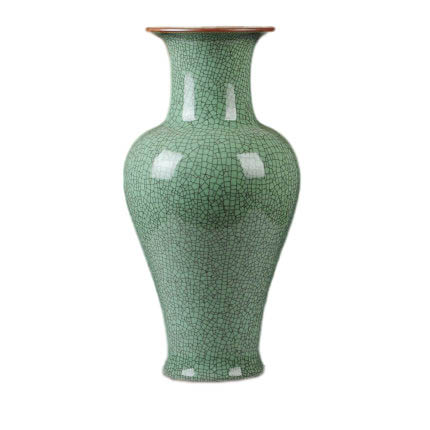 Kompatibelt porslin Jahrriesnge  till crack glaze big vase cna1097 