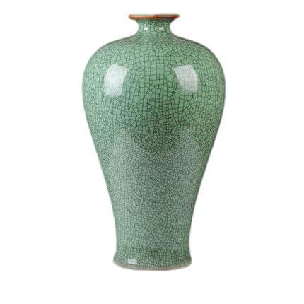 Kompatibelt porslin Jahrriesnge  till crack glaze big vase cna1098 