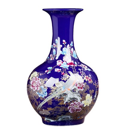 Kompatibelt porslin Jahrriesnge  till flowers and birds vase cna1100 