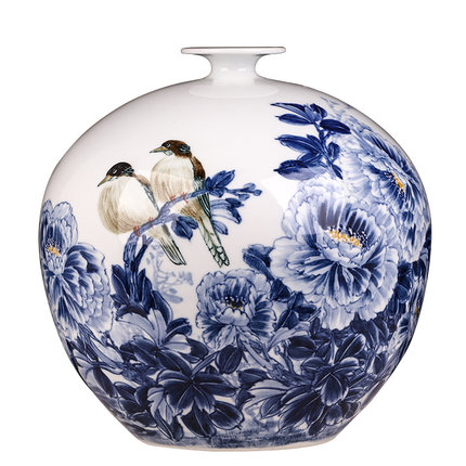 Kompatibelt porslin Jahrriesnge  till flowers and birds vase cna1108 